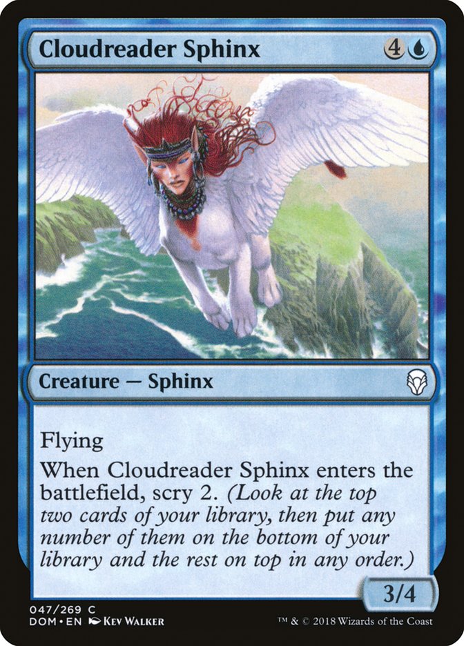 Cloudreader Sphinx Magic The Gathering Dominaria dom-47