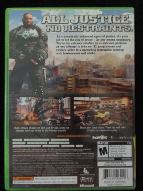 Crackdown Microsoft Xbox 360
