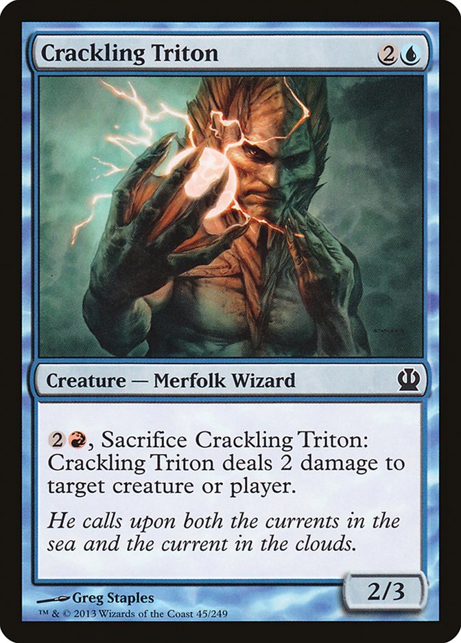 Crackling Triton Magic The Gathering Theros