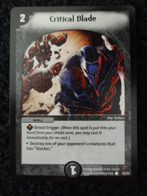 Critical Blade Duel Masters Trading Card