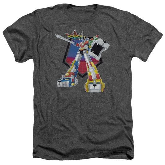 Voltron Blazing Sword Adult Size Heather Style T-Shirt