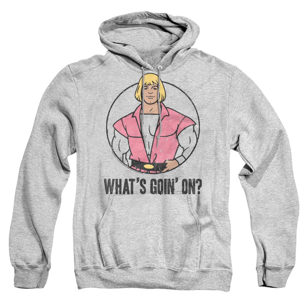 MASTERS OF THE UNIVERSE : WHAT'S GOIN' ON ADULT PULL OVER HOODIE Athletic Heather SM
