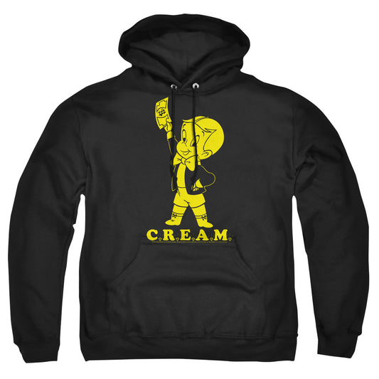 RICHIE RICH : CREAM ADULT PULL OVER HOODIE Black MD