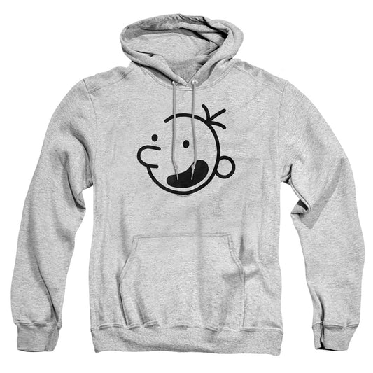 DIARY OF A WIMPY KID : WIMPY KID HEAD ADULT PULL OVER HOODIE Athletic Heather 2X
