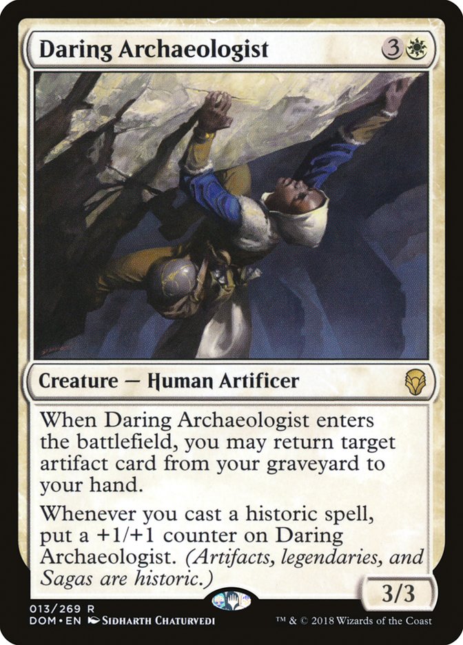 Daring Archaeologist Magic The Gathering Dominaria Dom-13