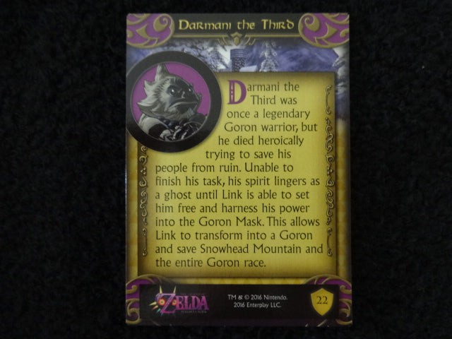 Darmani the Third Enterplay 2016 Legend Of Zelda Collectable Trading Card Number 56