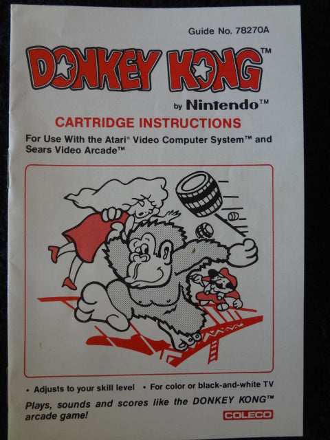 Donkey Kong Atari 2600