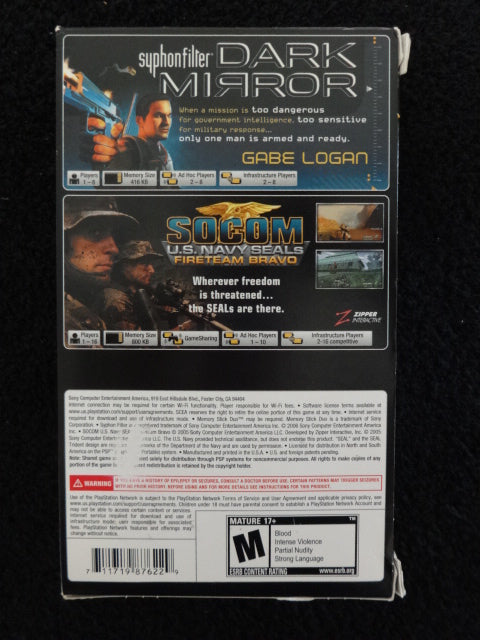 Syphon Filter: Dark Mirror (Sony PlayStation 2 PS2, 2007) - BRAND NEW +  SEALED! 711719736226