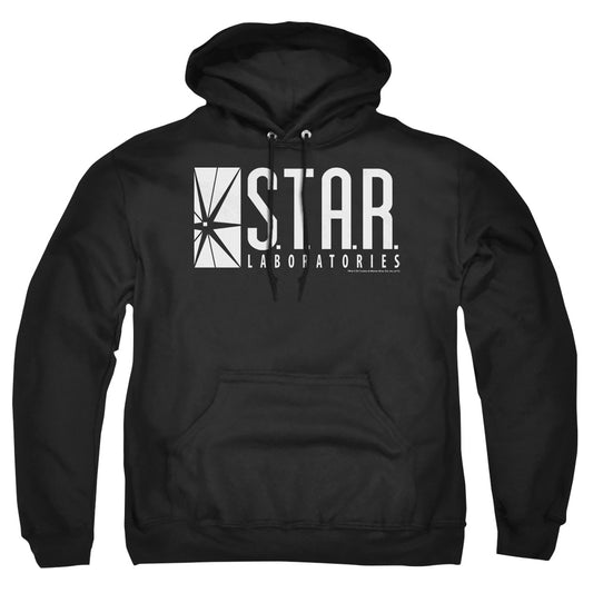 THE FLASH : S.T.A.R. ADULT PULL OVER HOODIE Black LG