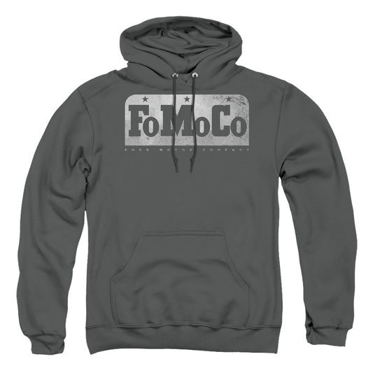 FORD : FOMOCO ADULT PULL OVER HOODIE Charcoal 2X