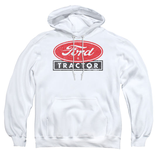 FORD : FORD TRACTOR ADULT PULL OVER HOODIE White 2X