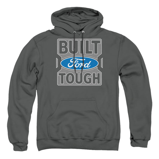FORD TRUCKS : BUILT FORD TOUGH ADULT PULL OVER HOODIE Charcoal 2X