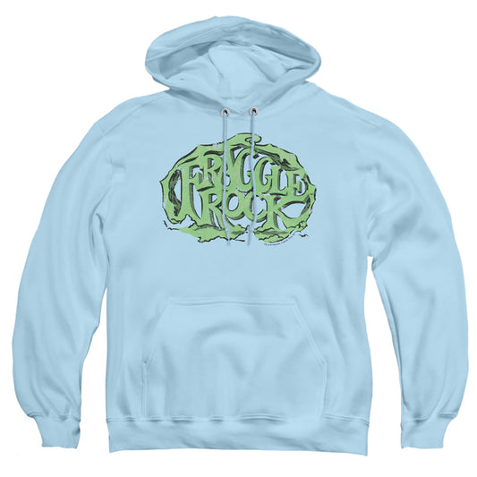 FRAGGLE ROCK : VACE LOGO ADULT PULL OVER HOODIE LIGHT BLUE 2X
