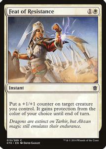 Feat of Resistance Magic The Gathering Khans of Tarkir