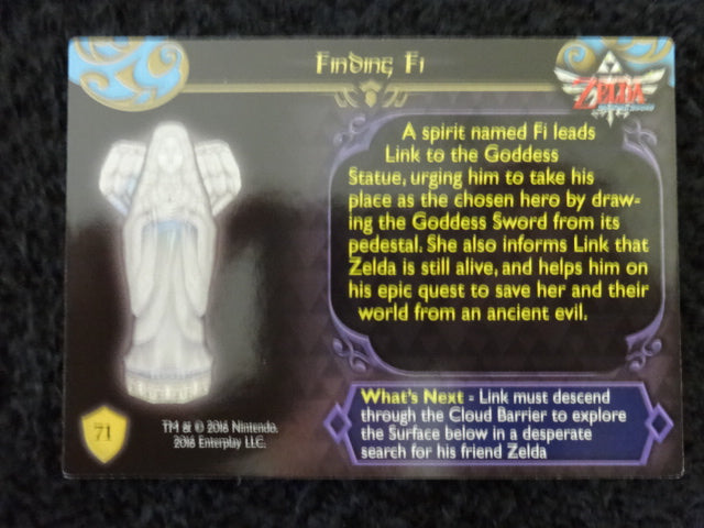 Finding Fi Enterplay 2016 Legend Of Zelda Collectable Trading Card Number 71