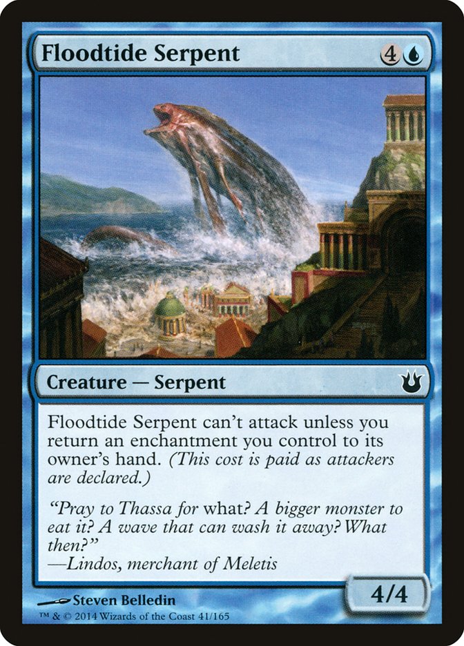 Floodtide Serpent Magic The Gathering Born of the Gods