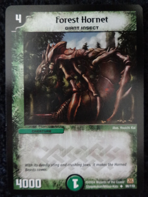 Forest Hornet Duel Masters Trading Card