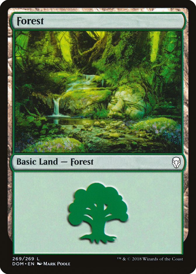 Forest Magic The Gathering Dominaria dom-269