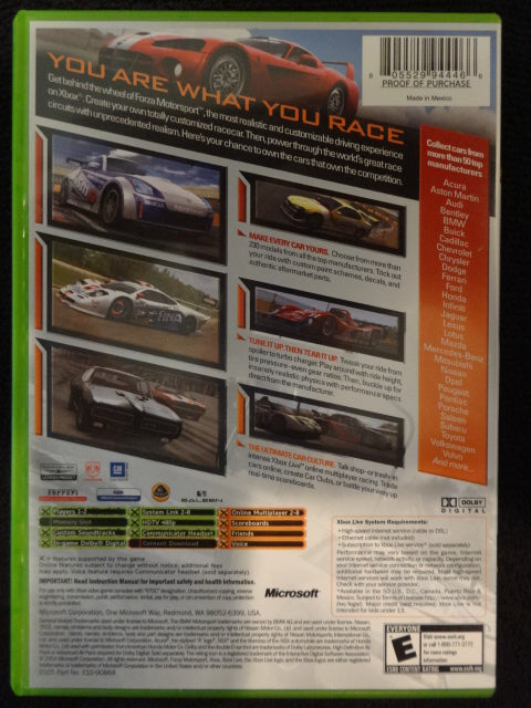 Forza Motorsports Microsoft Xbox