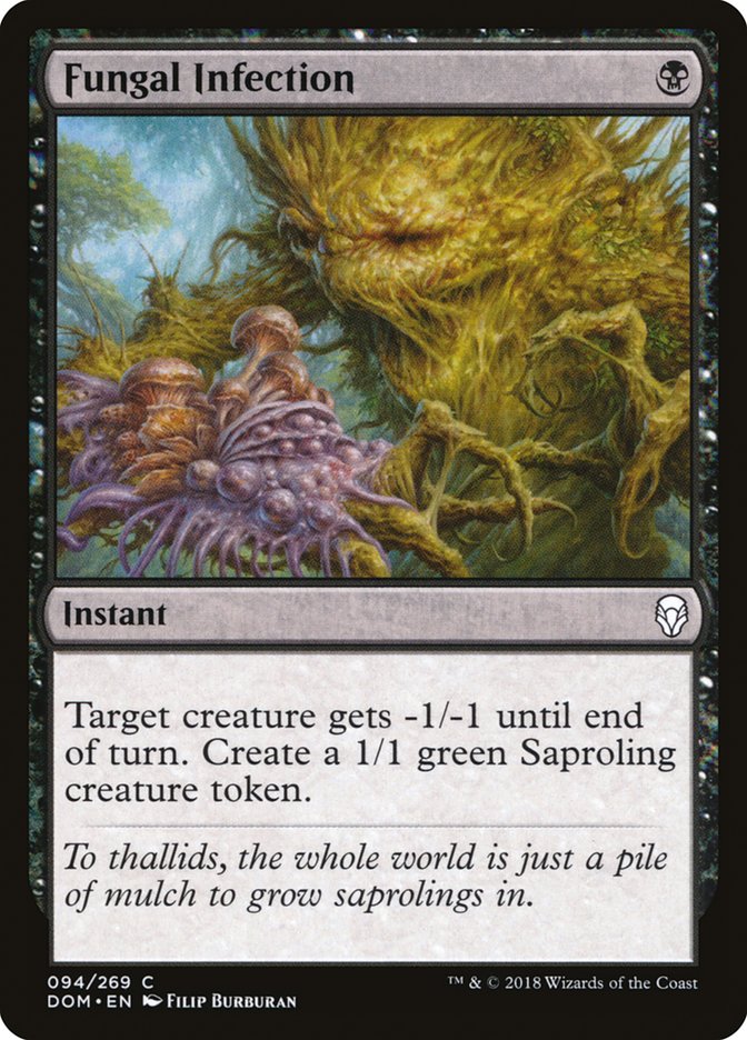 Fungal Infection Magic The Gathering Dominaria dom-94