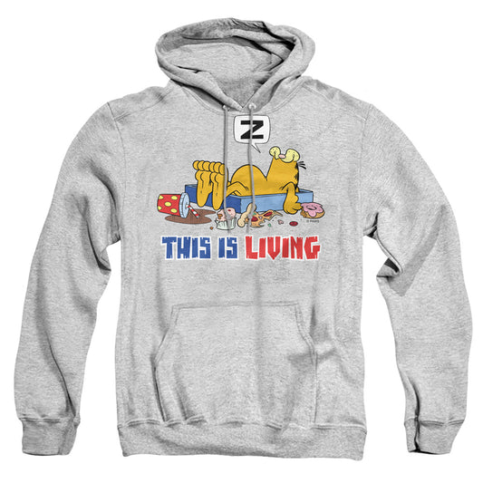GARFIELD : THIS IS LIVING ADULT PULL OVER HOODIE Athletic Heather 2X