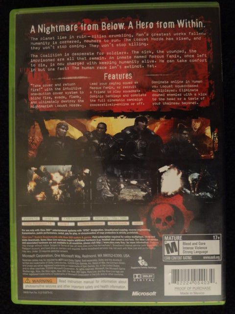 Gears Of War XBox 360
