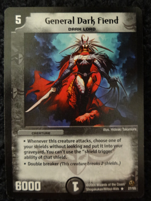 General Dark Fiend Duel Masters Trading Card