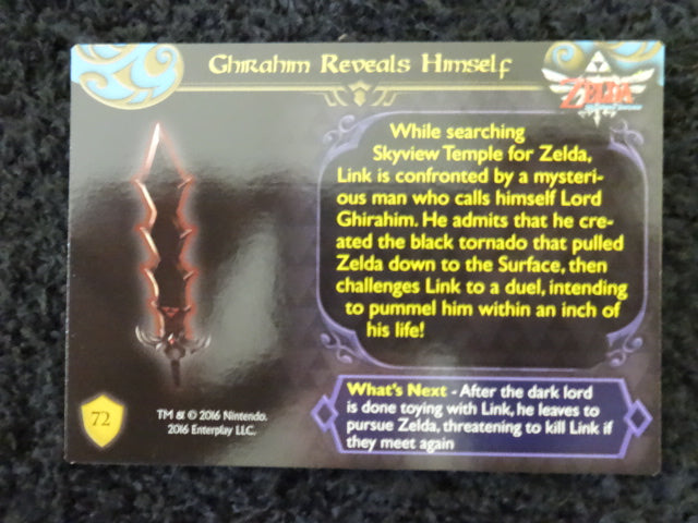 Ghirahim Reveal Himself Enterplay 2016 Legend Of Zelda Collectable Trading Card Number 72