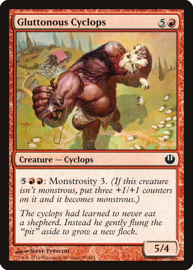 Gluttonous Cyclops Magic the Gathering Journey Into Nyx