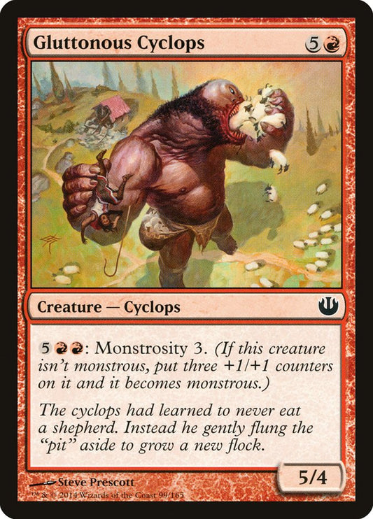 Gluttonous Cyclops Magic the Gathering Journey Into Nyx
