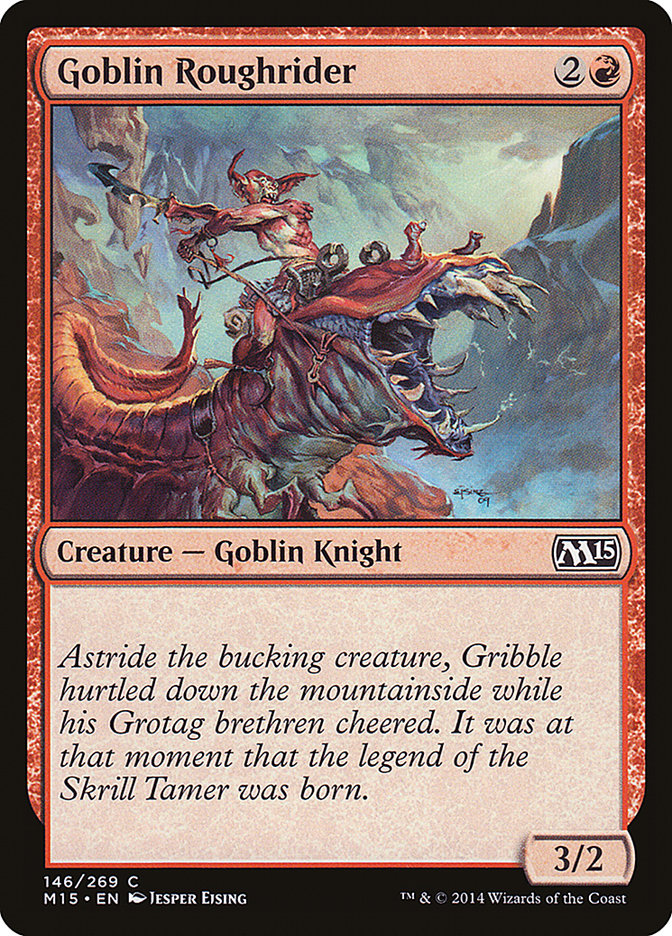 Goblin Roughrider Magic The Gathering Magic 2015 M15