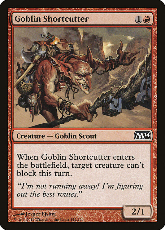 Goblin Shortcutter Magic The Gathering Magic 2014 M14