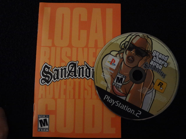 Grand Theft Auto San Andreas Sony PlayStation 2