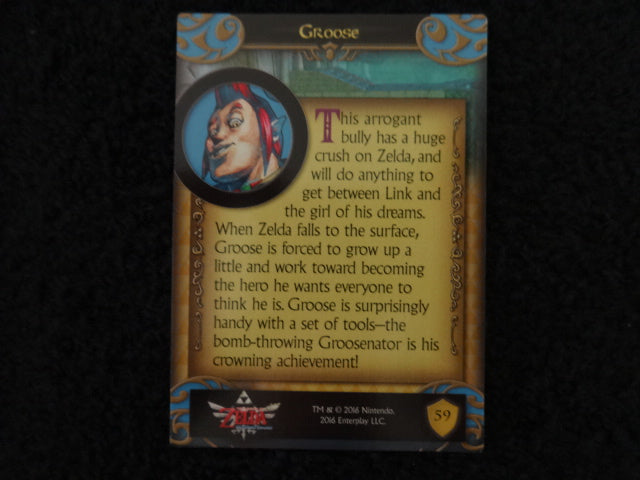 Groose Enterplay 2016 Legend Of Zelda Collectable Trading Card Number 59