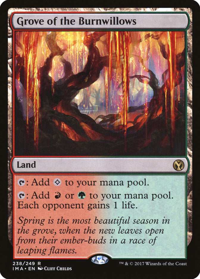 Grove of the Burnwillows Magic The Gathering Iconic Masters ima-238