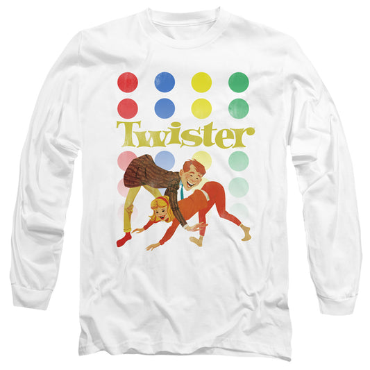 TWISTER : OLD SCHOOL TWISTER L\S ADULT T SHIRT 18\1 White SM