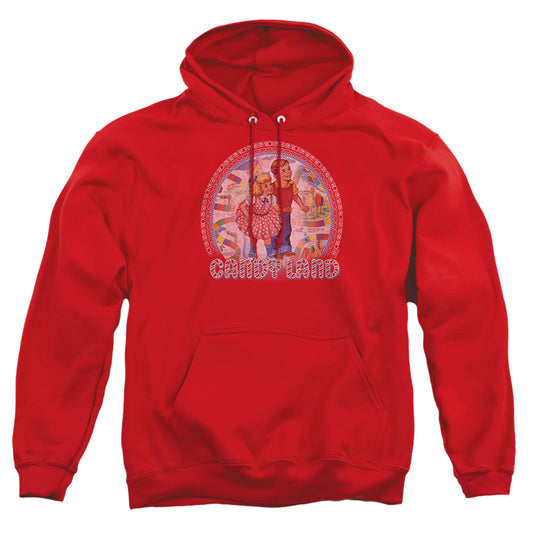 CANDY LAND : CANDY LAND ADULT PULL OVER HOODIE Red 2X