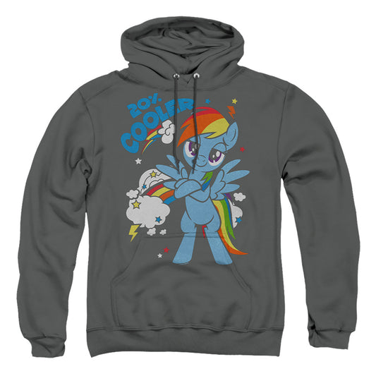 MY LITTLE PONY TV : 20 PERCENT COOLER ADULT PULL OVER HOODIE Charcoal 2X