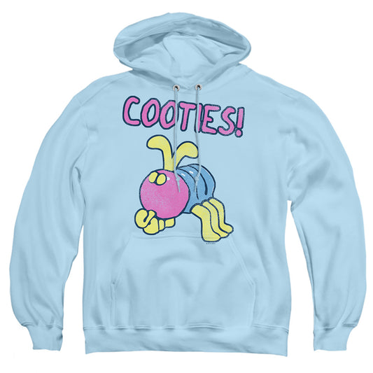 COOTIE : I'VE GOT COOTIES ADULT PULL OVER HOODIE Light Blue 2X