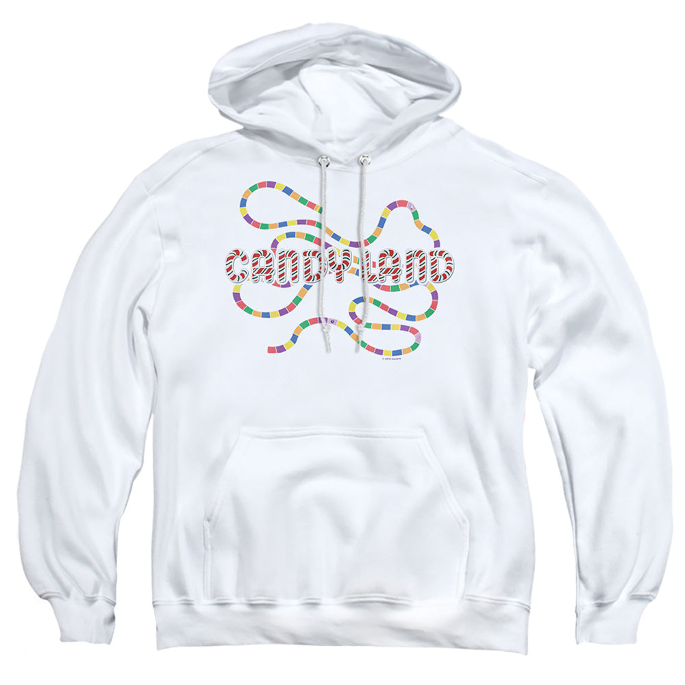 CANDY LAND : CANDY LAND BOARD ADULT PULL OVER HOODIE White 2X