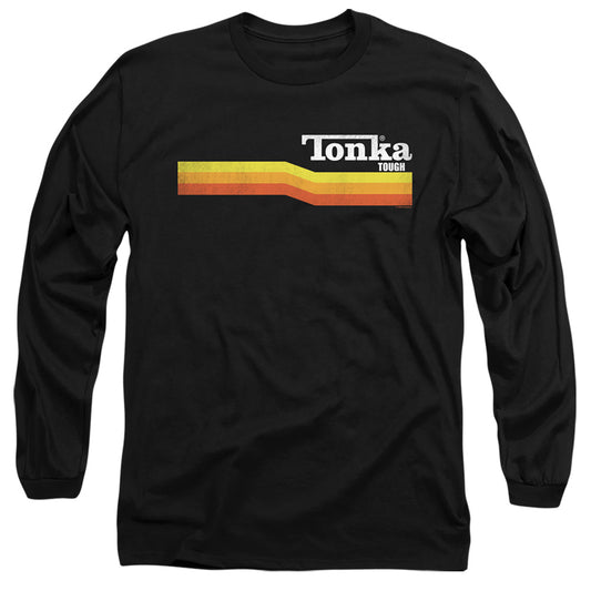 TONKA : TONKA STRIPE L\S ADULT T SHIRT 18\1 Black XL
