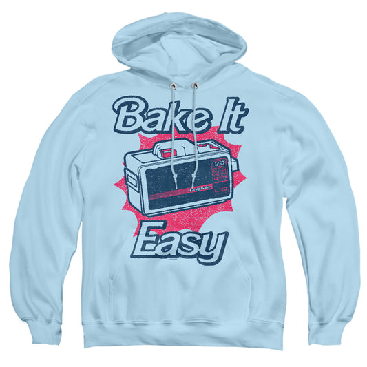 EASY BAKE OVEN : BAKE IT EASY ADULT PULL OVER HOODIE Light Blue LG
