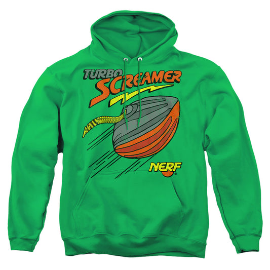 NERF : TURBO SCREAMER ADULT PULL OVER HOODIE Kelly Green MD