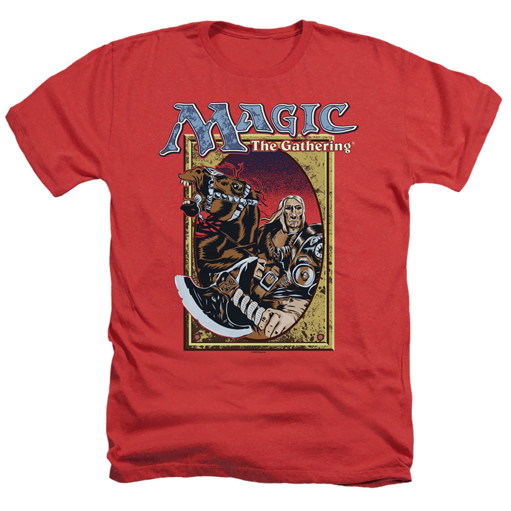 Magic The Gathering Fifth Edition Deck Art Adult Size Heather Style T-Shirt Red