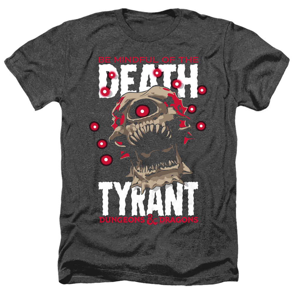 Dungeons And Dragons Death Tyrant Adult Size Heather Style T-Shirt Black