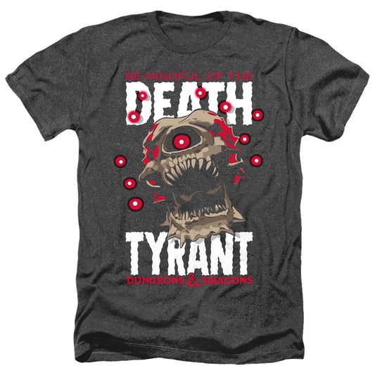 Dungeons And Dragons Death Tyrant Adult Size Heather Style T-Shirt Black