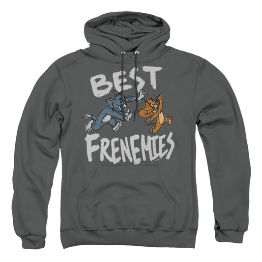 TOM AND JERRY MOVIE : BEST FRENEMIES ADULT PULL OVER HOODIE Charcoal 2X