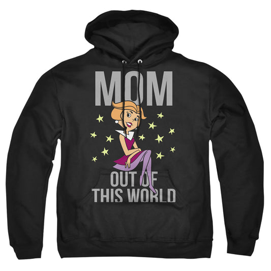 JETSONS : OUT OF THIS WORLD MOM ADULT PULL OVER HOODIE Black 2X
