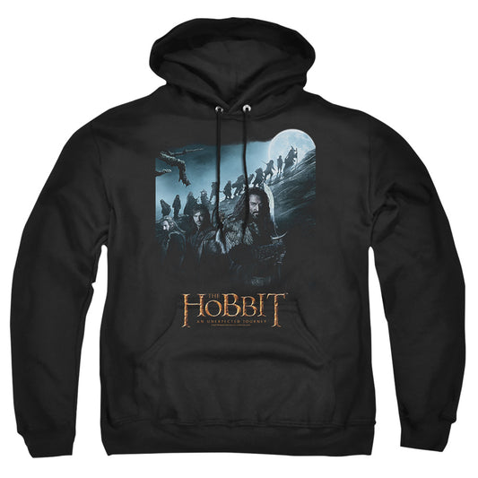 HOBBIT : A JOURNEY ADULT PULL OVER HOODIE Black MD