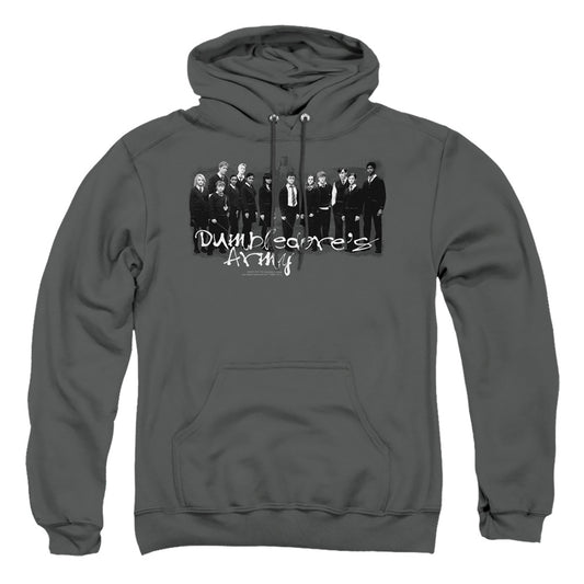 HARRY POTTER AND THE ORDER OF PHOENIX : DA SQUAD ADULT PULL OVER HOODIE Charcoal LG